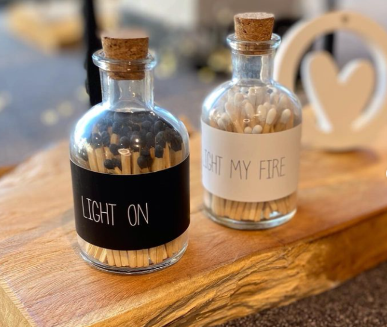 Lifestyle gyufa fekete - fehér