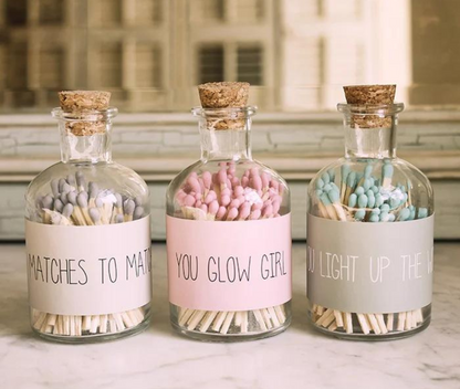 Lifestyle gyufa szürke - pink - zöld