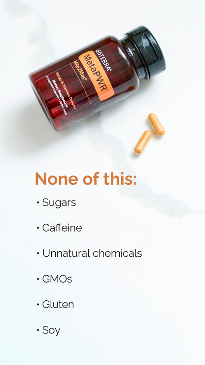 Doterra MetaPWR Mito2max zöldségkapszula